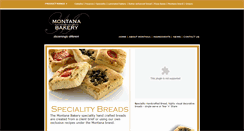 Desktop Screenshot of montanabakery.co.uk